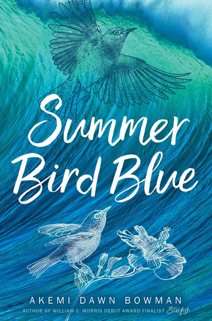 Summer blue bird book cover