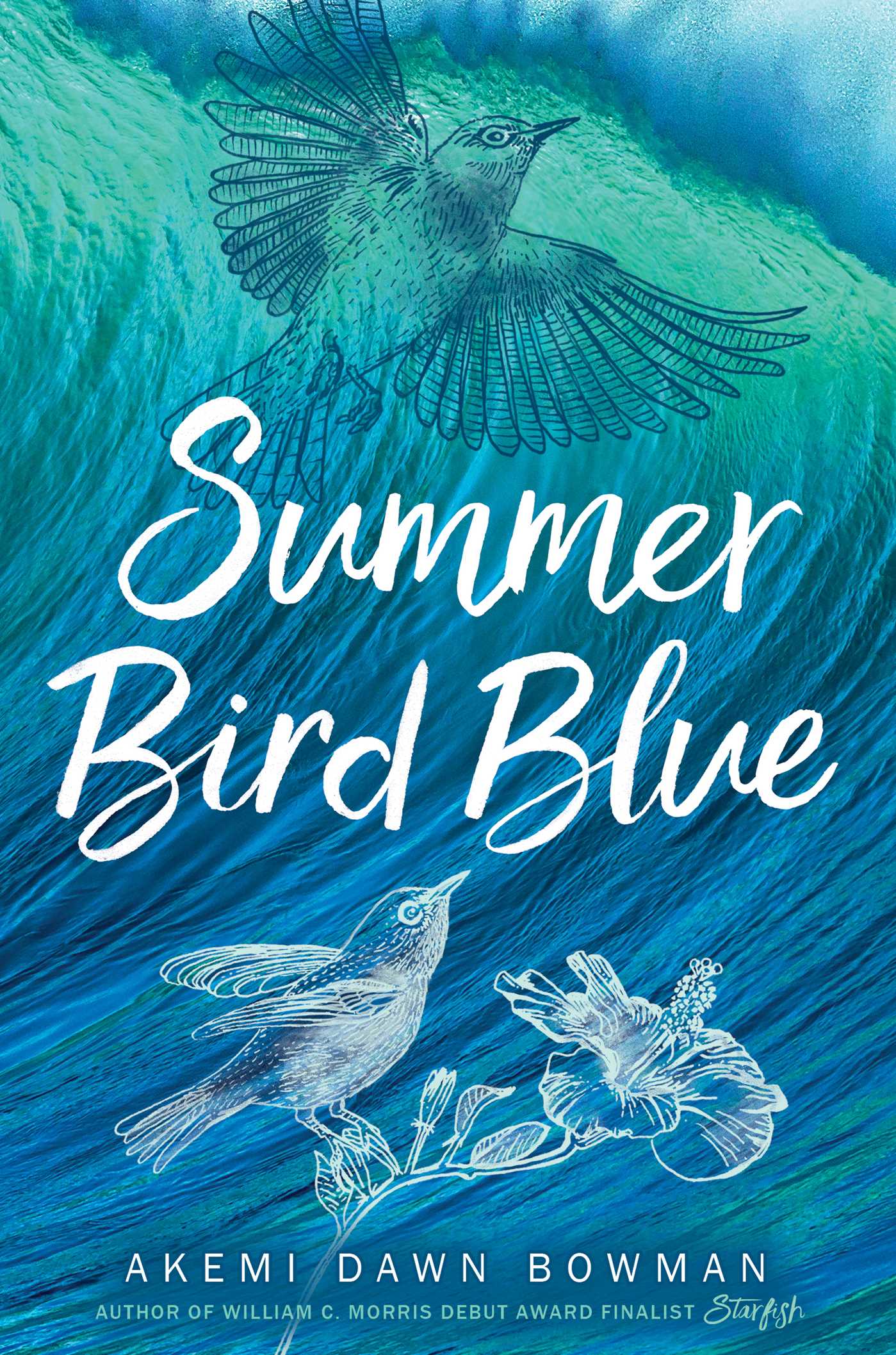 Summer blue bird book cover